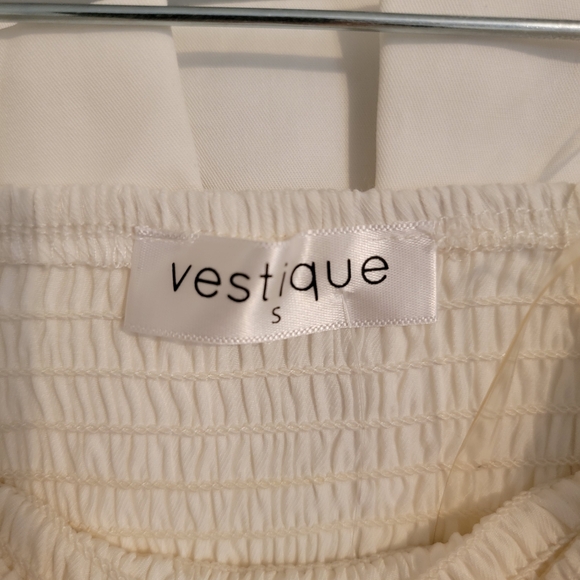 Vestique "In A Pinch" White Strapless Top - Picture 3 of 7